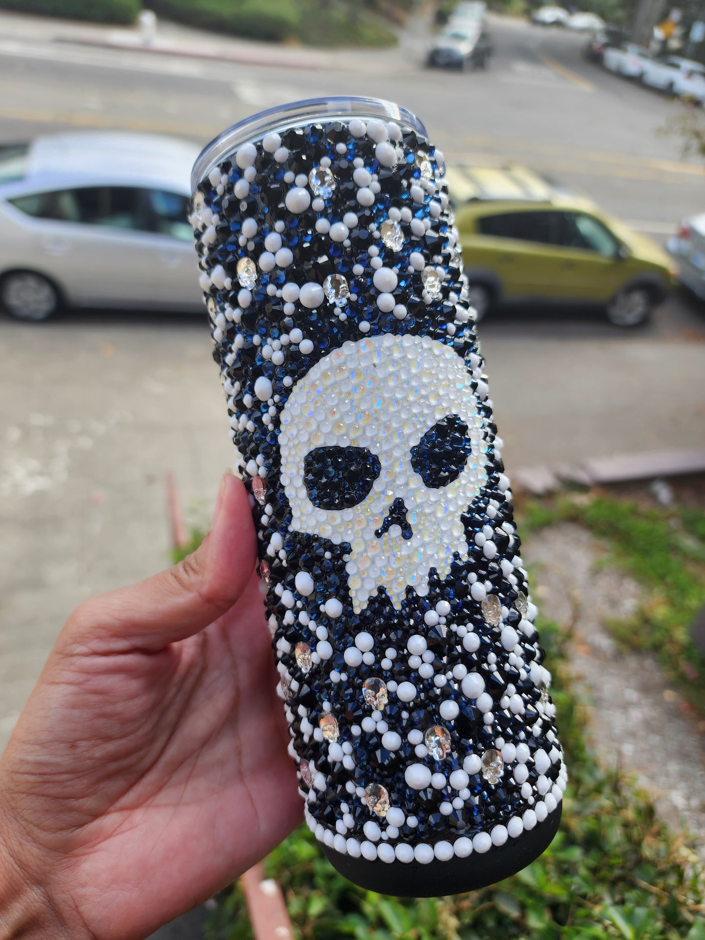 Full Bling - Skull Tumbler